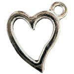 Classic Heart Charm, Pack/12